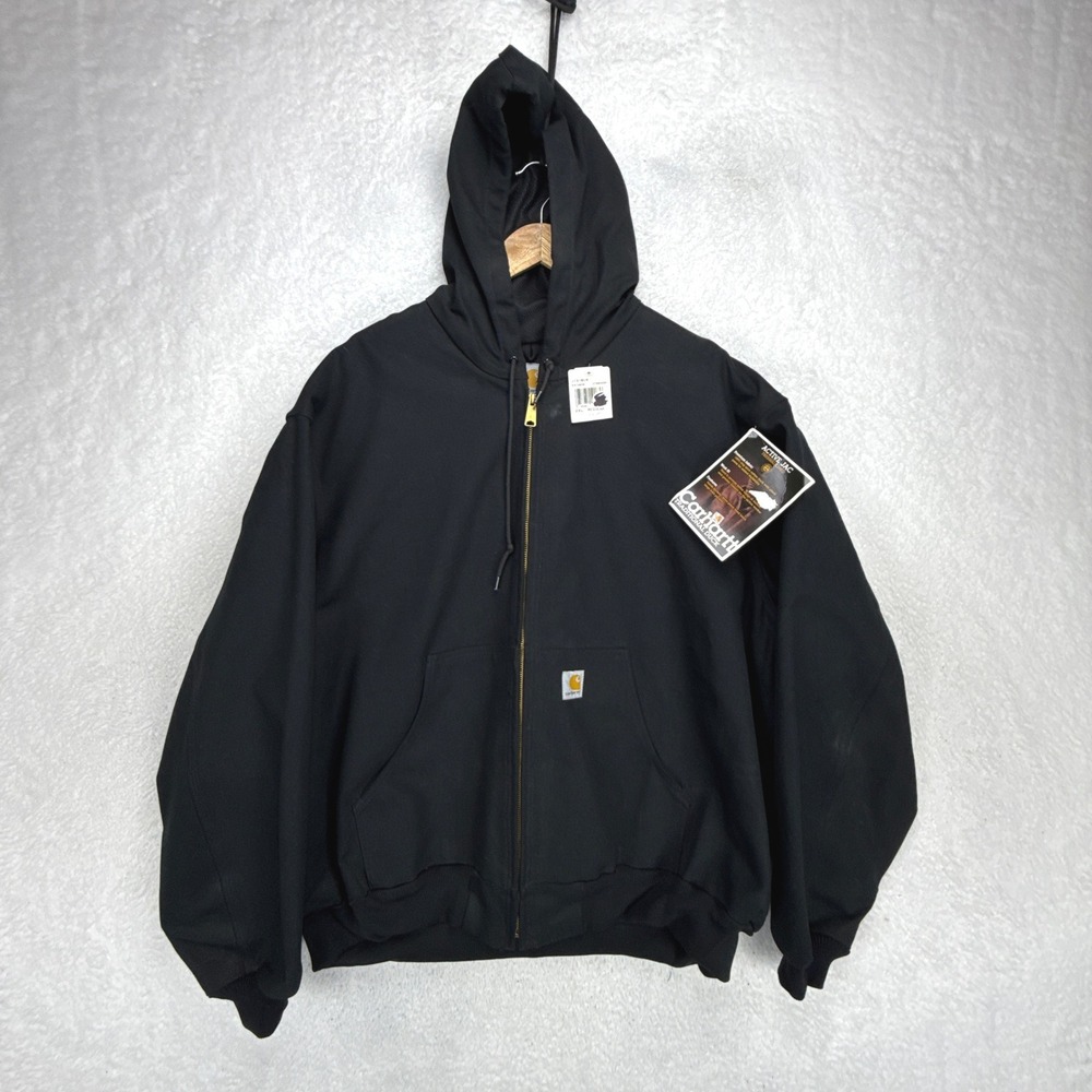 Carhartt J131‎ BLK Active Jac Thermal Lined Jacket Black Mens 2XL NWT
